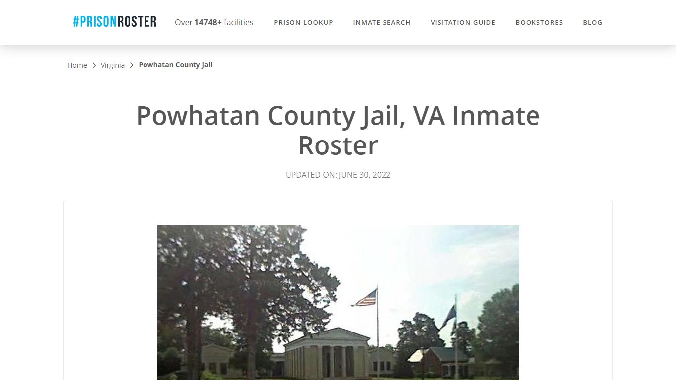 Powhatan County Jail, VA Inmate Roster - Prisonroster